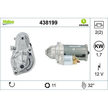 Štartér VALEO 438199