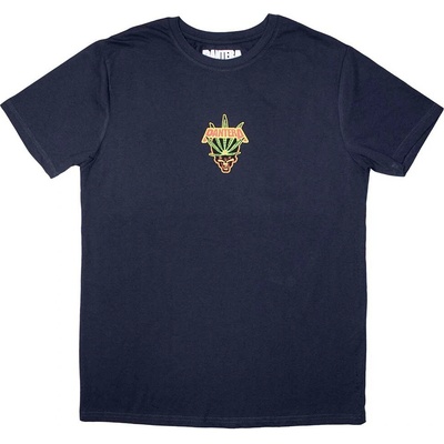 Pantera Mini Leaf Skull Navy Blue
