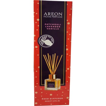 Areon домашен парфюм с клечки 50мл, Patchouli, Lavander, Vanilla
