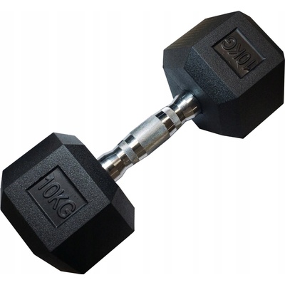 Kubisport Pogumovaná jednoručná 1x 10 kg 1 ks