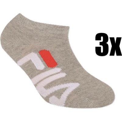 Fila 3pack ponožky Junior grey