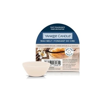 Yankee Candle Vanilla Creme Brulee vonný vosk do aromalampy 22 g