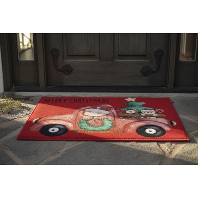 Mybesthome Taba Natale červená motiv IX. 50x80 cm