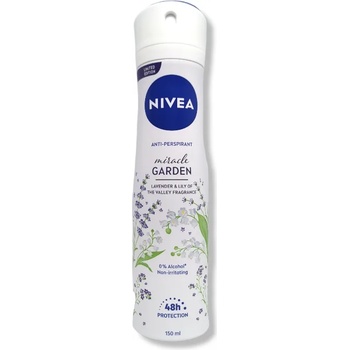 Nivea дезодорант дамски, Miracle, Lavender & Lily of the valley fragrance, 150мл