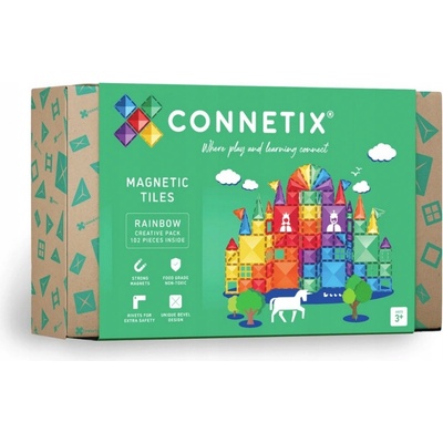 Connetix guličková dráha Kreatívna 102 ks