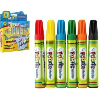 Creatoys Fixy na textil 6 barev