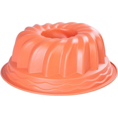 MagicHome Forma na bábovku silikon červená 23x8,5 cm