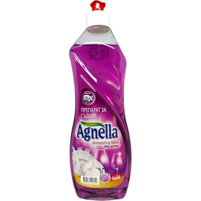 Agnella измиващ препарат за съдове, Люляк, 500мл