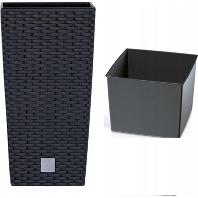 Prosperplast Kvetináč plast sivý 75 x 40 x 75 cm