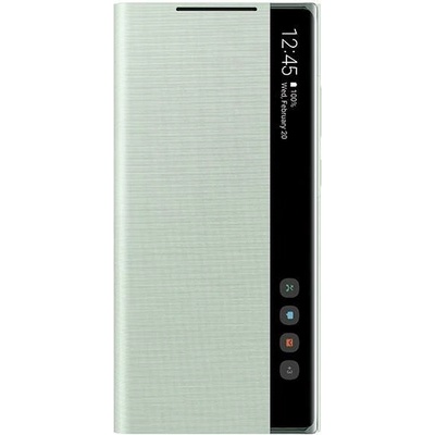 Samsung Clear View Cover EF-ZN980CMEGEU - оригинален кейс, през който виждате информация от дисплея за Samsung Galaxy Note 20 (зелен)