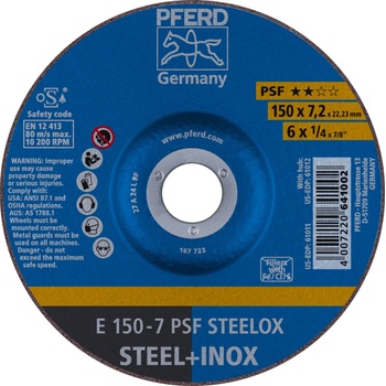 Pferd Brusný kotouč 150 x 7,2 x 22,23 mm 4007220641002