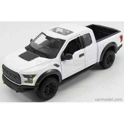 Maisto Ford usa F 150 Raptor Pick up 2017 Bílá 1:24
