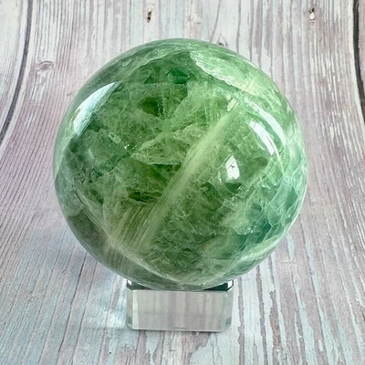 Nefertitis Fluorit koule 5 NF60913 - ø 6,3 cm, 406 g