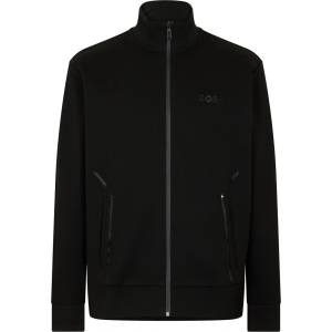 HUGO BOSS Суичър Boss Men's Skaz Mirror Short Sleeve Zip Hoodie - Black