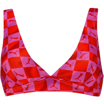PUMA 701237621 bikini top - Red (Electric Orchid / Red)