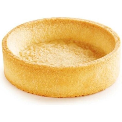 Pastry sladká máslová tartaletka rovný okraj 7cm 1,8cm 10 ks