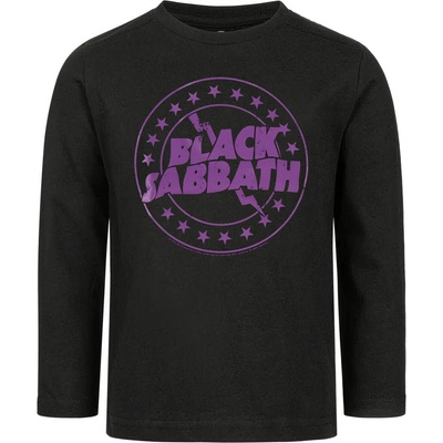 METAL-KIDS детска тениска с дълъг ръкав Black Sabbath - Emblem - Black/Purple - METAL-KIDS - 809.36. 8.91
