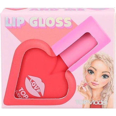 Top Model Гланц за устни, Червен, праскова