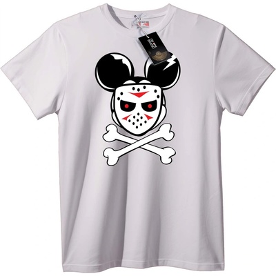 NOONEBRAND Тениска Mickey Ужасна маска - 2XL, Black