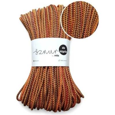 Bavlněná šňůra na šití 6mm/50m - PÍSKOVÁ