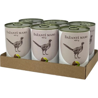 Bohemia Pet Food Bažantej mäso vo vlastnej šťave 6 x 400 g