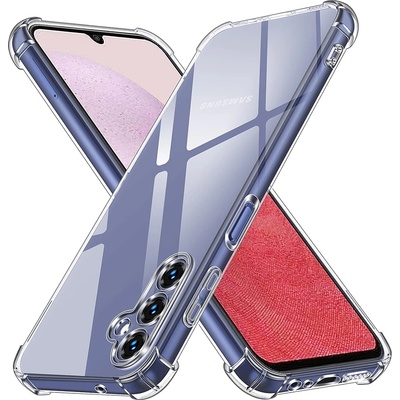 Techsuit Калъф за Samsung Galaxy A14 4G / A14 5G - Удароустойчив Прозрачен Силиконов - Прозрачен