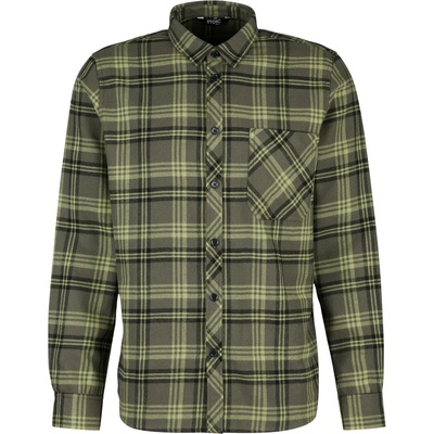 Stoic Мъжка риза с копчета Stoic MMXX. Nacka Flanel Shirt - Dark Olive / Multi (033-2941-0312)