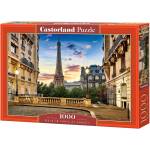 Castorland Пъзел Castorland от 1000 части - Разходка в Париж по залез (C-104925-2)