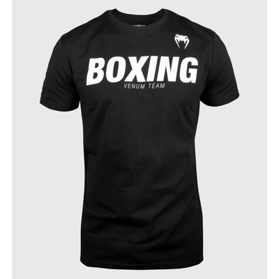 Venum - Боксова Екипировка | Официален Вносител за България Тениска Venum Boxing VT T-shirt - Black/White - M