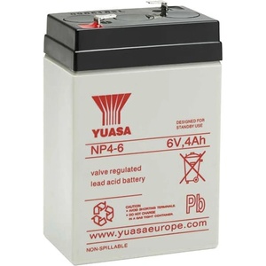 YUASA Акумулатор YUASA NP VRLA 4Ah L+ (NP4-6) (NP4-6)