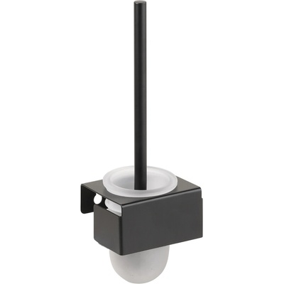 Bemeta Living WC kefa na zavesenie nerez čierna 101513180