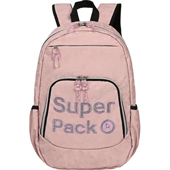 S-Cool Ученическа раница s-cool олекотена superpack, цвят пепел от рози