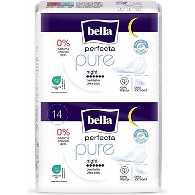 Bella Perfecta Pure Night dámske vložky 14 ks