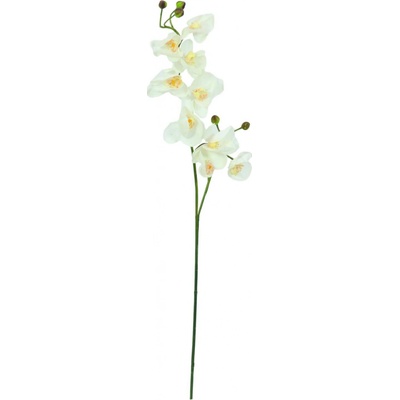 Orchidej větvička, krémově-bílá, 100cm