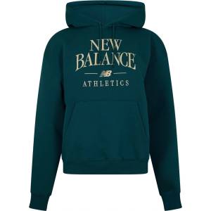 New Balance Дамски суичър New Balance Womens Trackside Pull Over Hoody - Navy