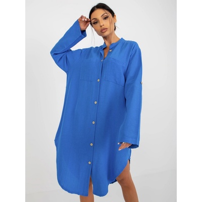 Košeľové midi šaty TW-SK-BE-199D.85P blue
