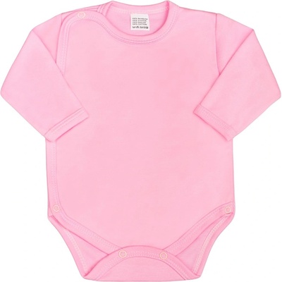Dojčenské body celorozopínacie New Baby Classic ružové