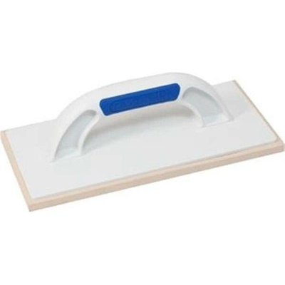 Kubala 0382 - Hladítko plastové 140 x 280 mm s plstí, filcové - bílé, bi-plastová rukojeť 2K