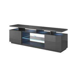 Cama meble Rtv eva шкаф 180х40х56 графит/гланц (eva rtv gr/gr)