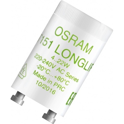 Osram Startér pro sériové zapojení 151 Longlife, 22 W, 230 V, 2 ks