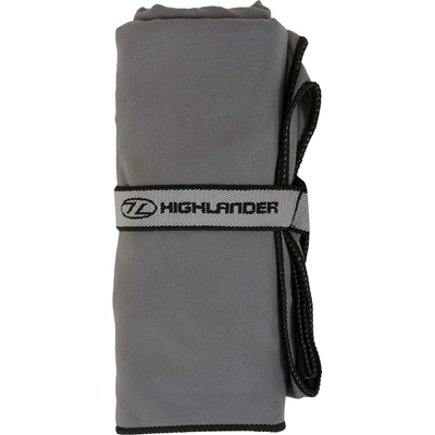 Rychleschnoucí ručník Highlander Outdoor Fibre Soft S Charcoal