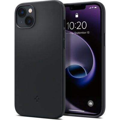 Spigen Кейс Spigen SILICONE FIT, съвместим с MagSafe, за iPhone 14 Plus, Black (8809811864335)