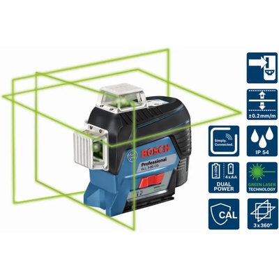 Bosch GLL 3-80 CG + BM 1 0601063T00