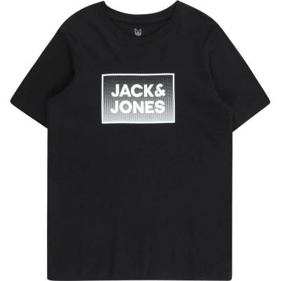 JACK & JONES Тениска 'STEEL' черно, размер 152