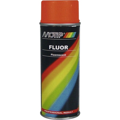 MOTIP Fluorescentní barva 400ml oranžovo/červený