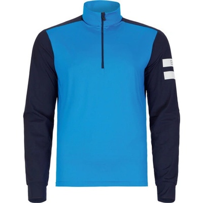 OneMore 671 MICROFLEECE T-NECK HALF ZIP modrá