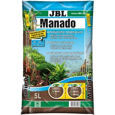 Jbl manado - Натурален субстрат за филтрация на водата и подхранване растежа на растенията в аквариума 5 л