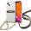 GUESS Калъф Guess GUHCP13SKC4GBGO, за iPhone 13 mini 5.4", прозрачен, кафяв (GUE001687-0)