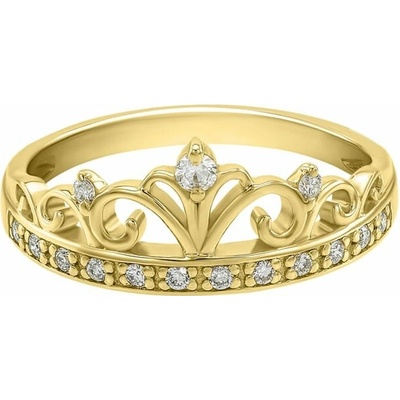 Eppi Princeznin zlatý prsten s diamanty Alpana R31013