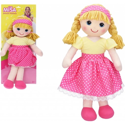 Wiky Zpívající látková Míša Růžičková 55 cm